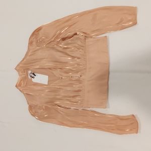 Leith Blouse Shiny beige